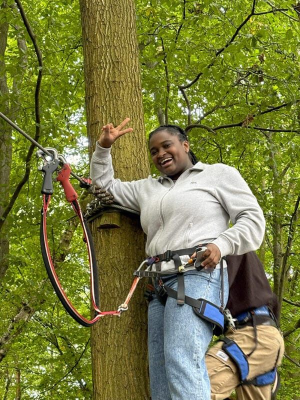 Accrobranche organisé par notre BDE