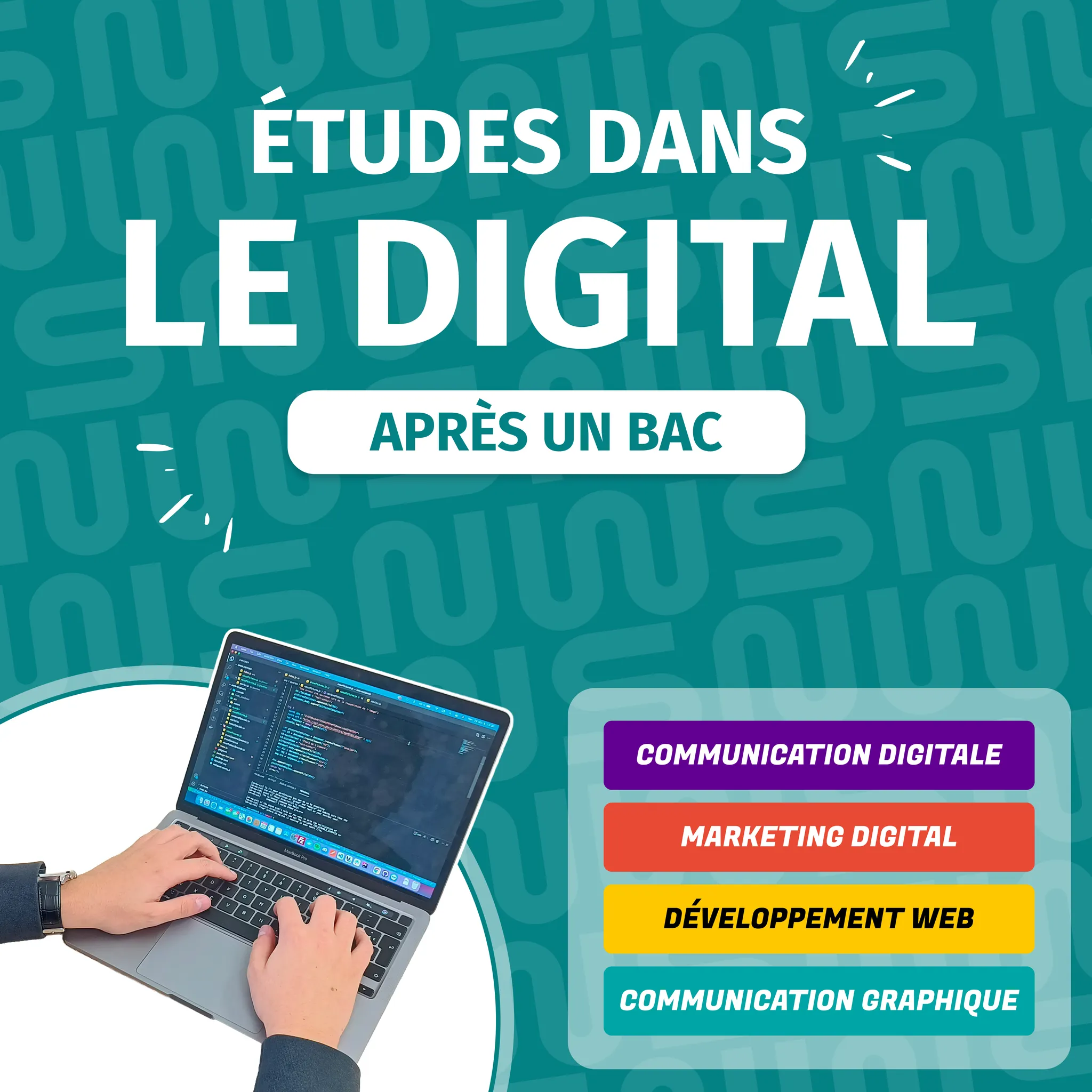 Les études dans le digital après le BAC